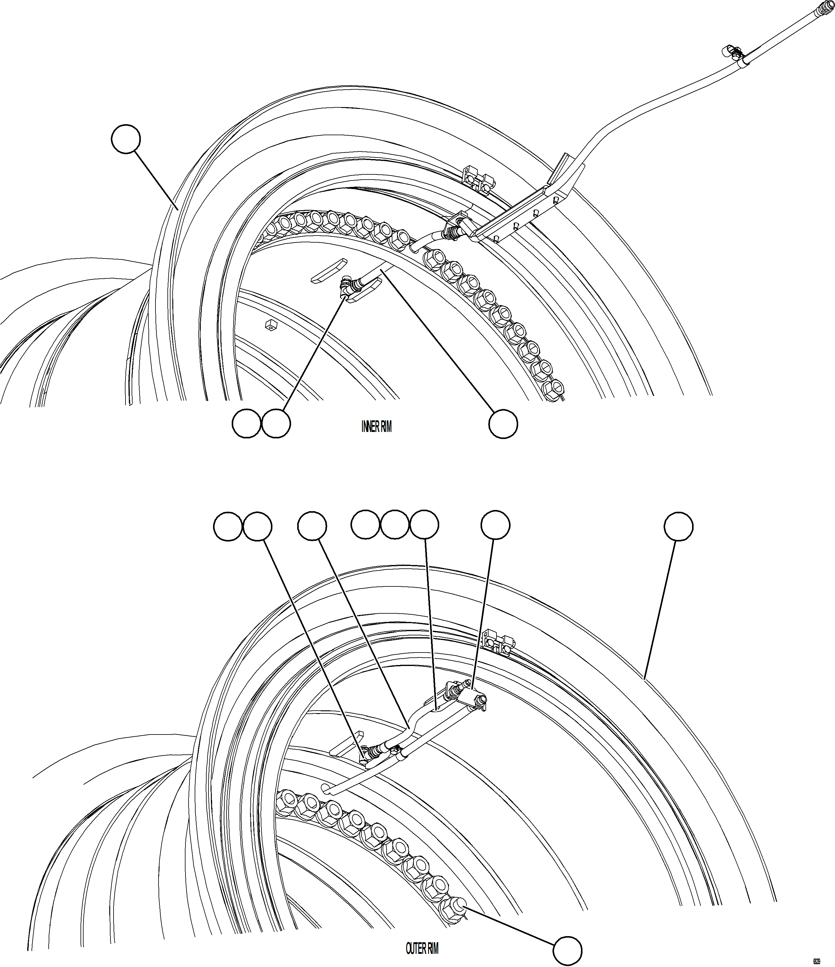Dump Trucks Komatsu / AFE77-U 830E-5 S/N A50066 - A50067  COPPER MOUNTAIN(AFE77-U) / REAR SMART WHEELS(690 : 68239)