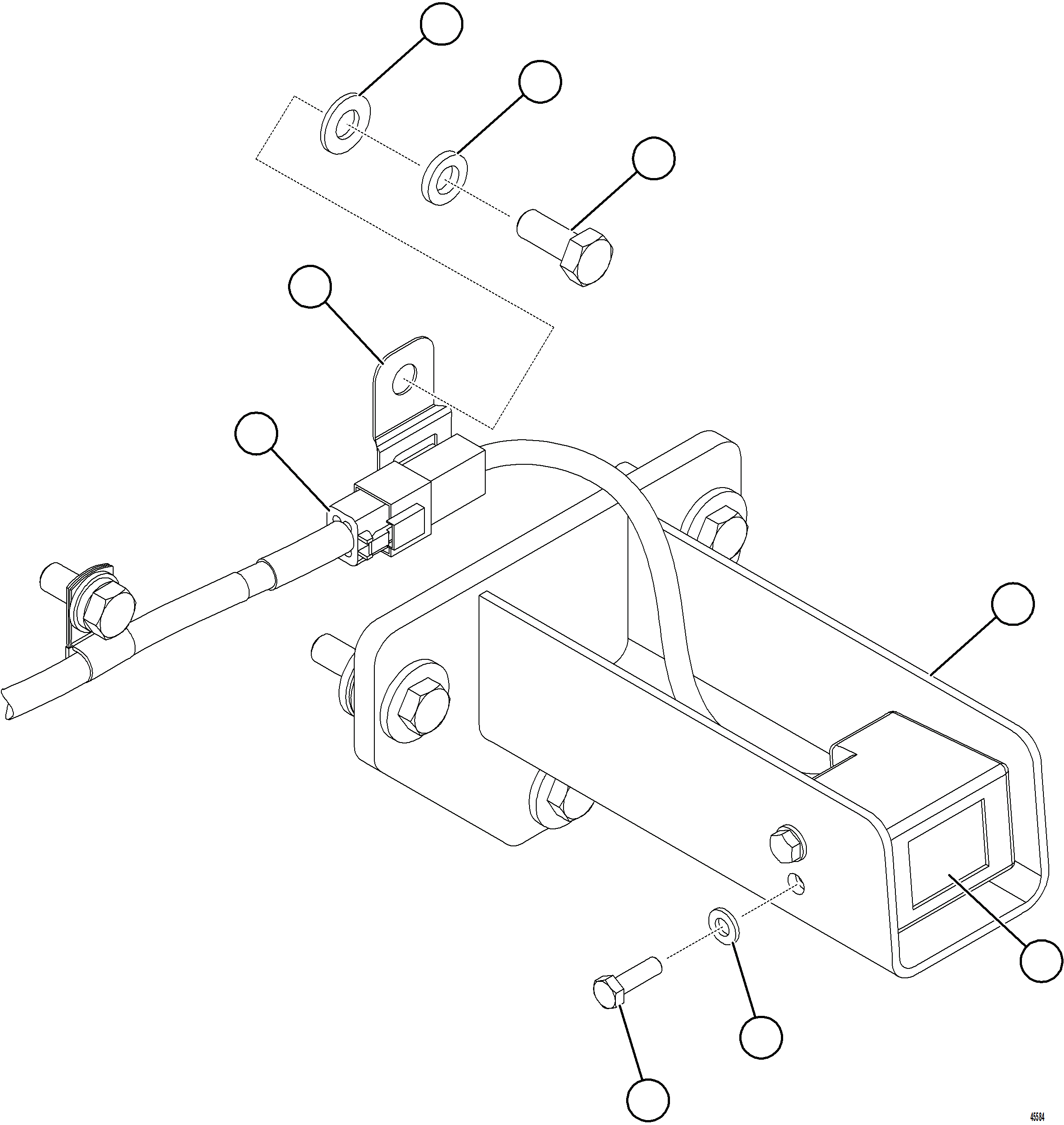 Dump Trucks Komatsu / AFE77-U 830E-5 S/N A50066 - A50067  COPPER MOUNTAIN(AFE77-U) / KOMVISION CAMERA INSTALLATION - REAR(794 : 45584)