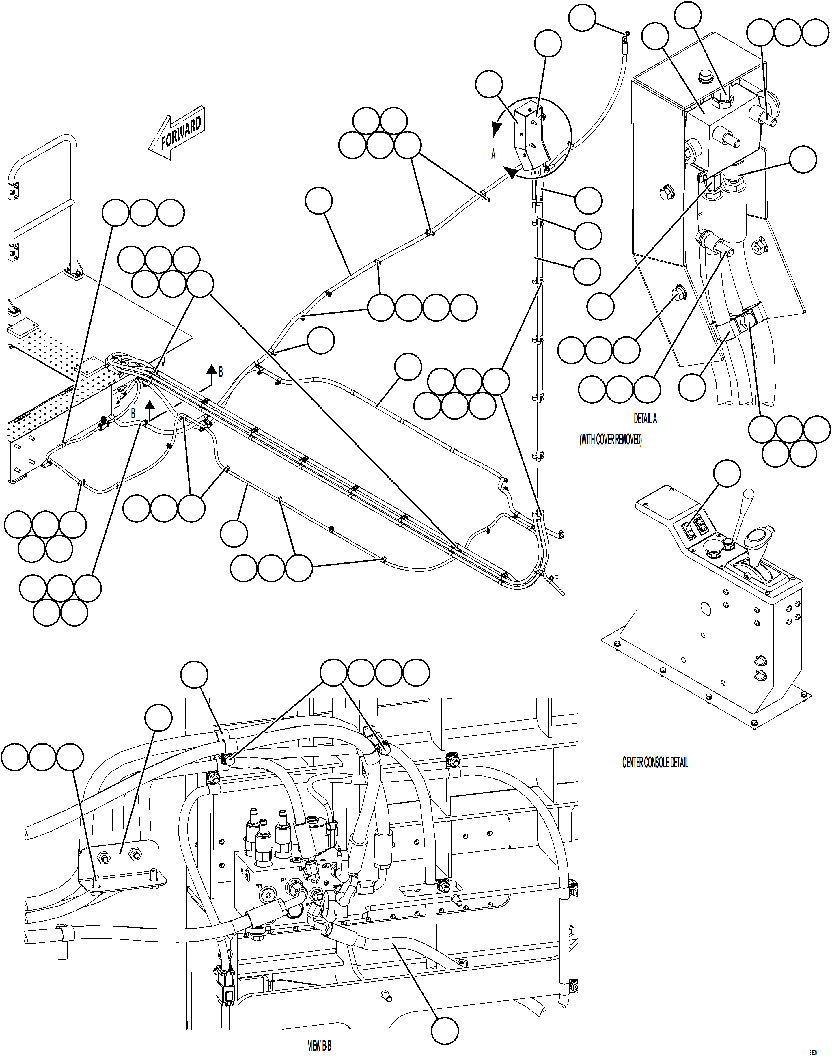 Dump Trucks Komatsu / AFE77-U 830E-5 S/N A50066 - A50067  COPPER MOUNTAIN(AFE77-U) / RETRACTABLE LADDER    2/2(828 : 69339)