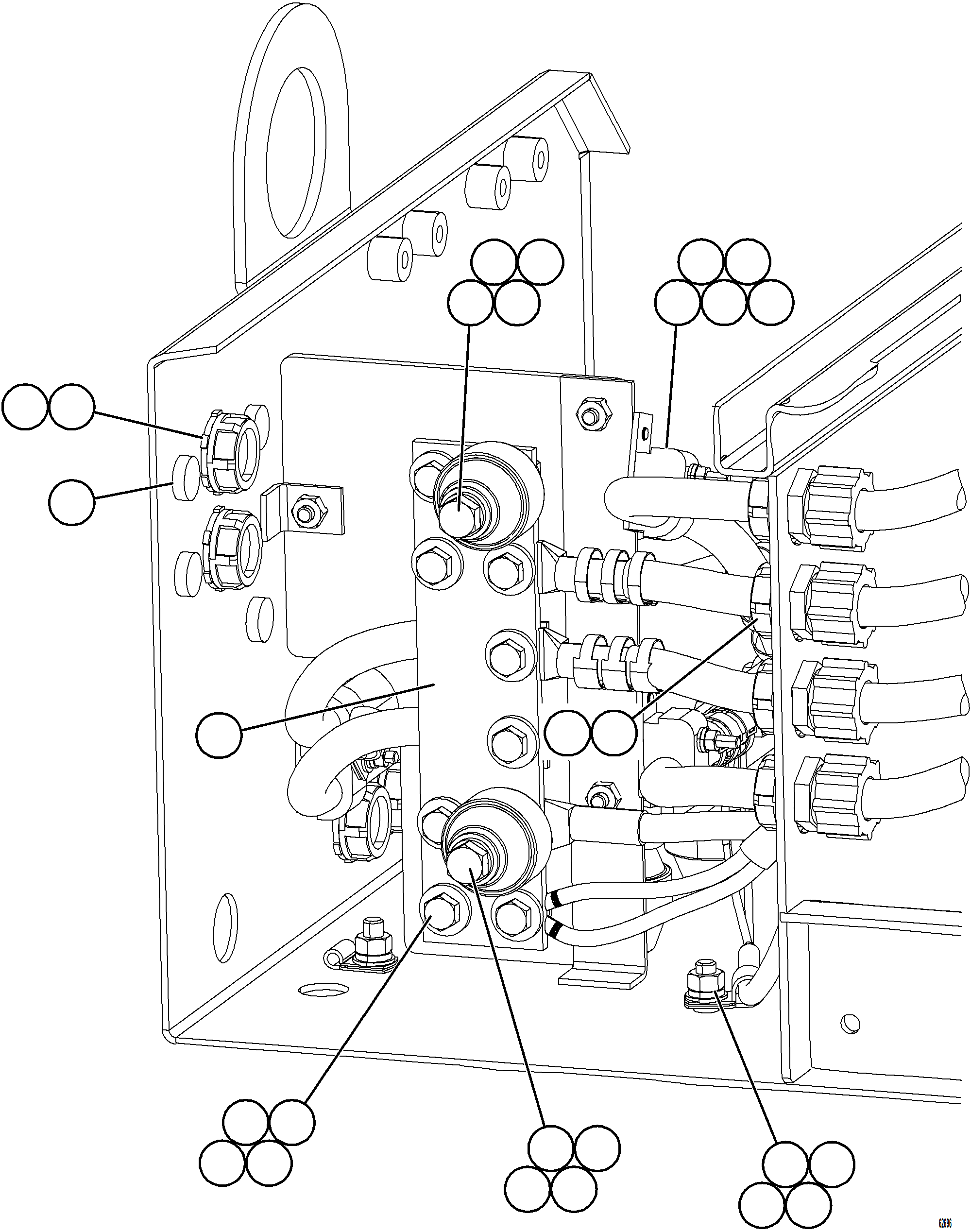 Komatsu parts book diagram for AFE78-D 930E-5 S/N A40027 - A40028 BMA GOONYELLA: BATTERY BOX    6/6