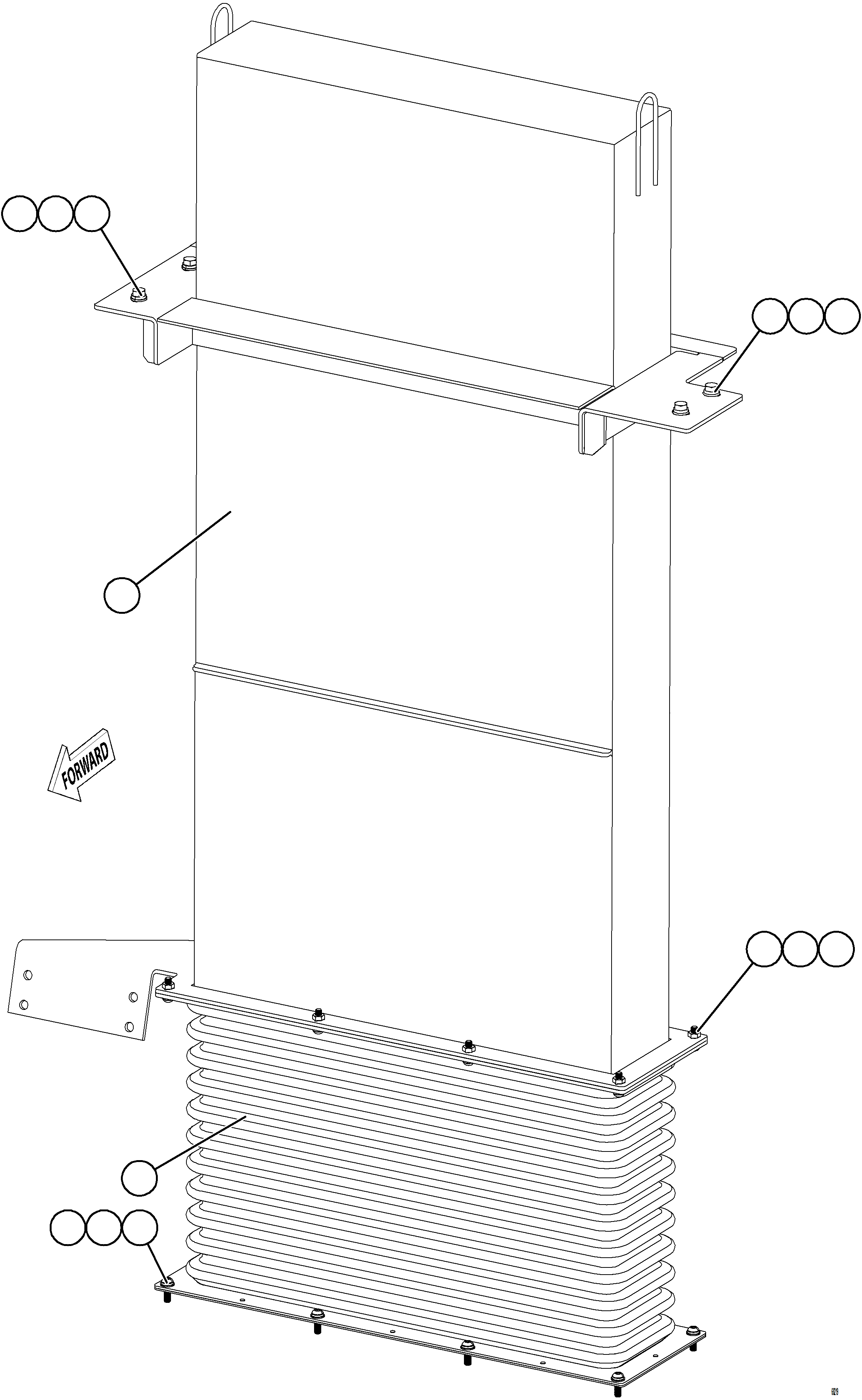 Komatsu parts book diagram for AFE78-D 930E-5 S/N A40027 - A40028 BMA GOONYELLA: BLOWER INLET DUCT INSTALLATION