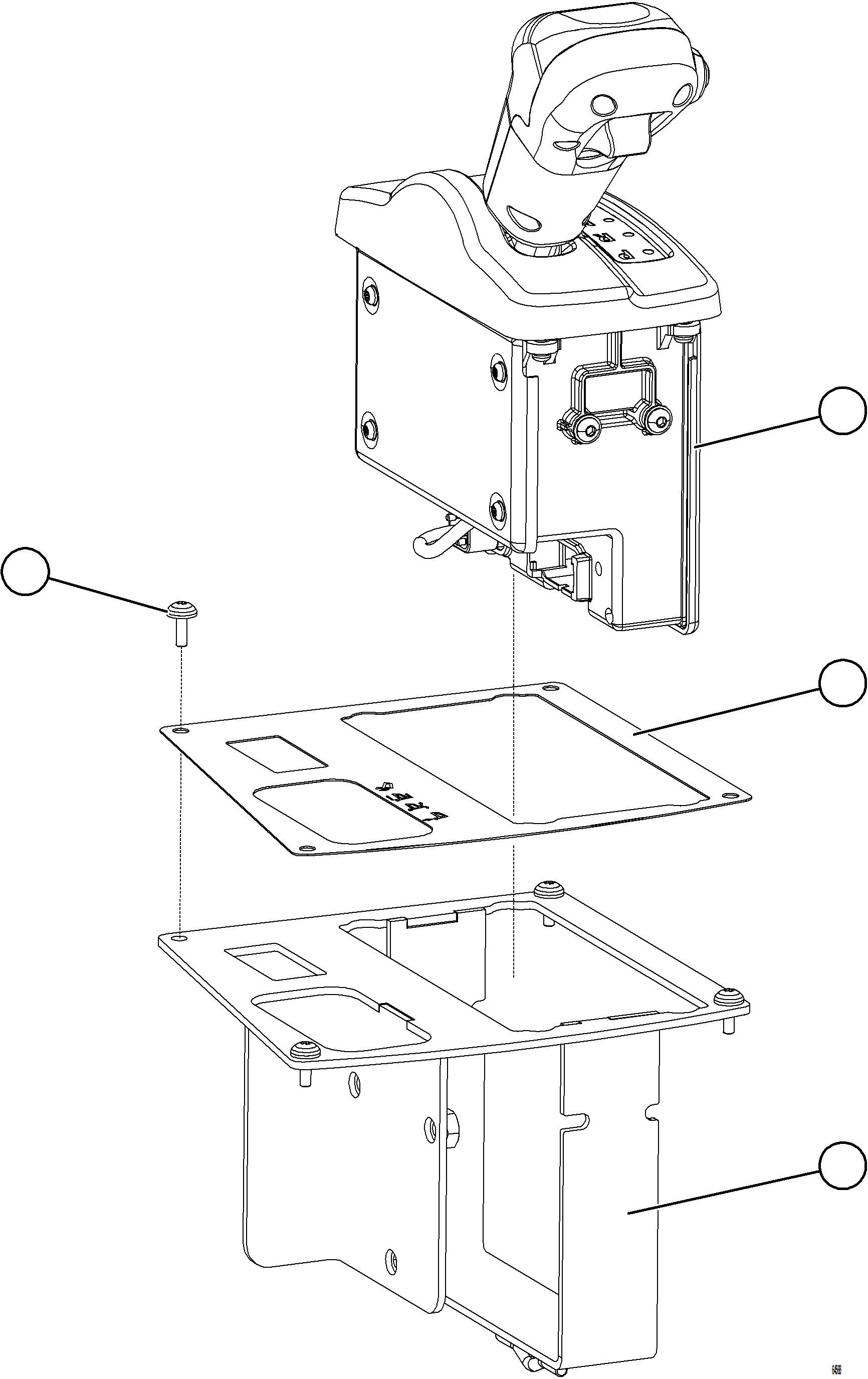 Komatsu parts book diagram for AFE78-D 930E-5 S/N A40027 - A40028 BMA GOONYELLA: SHIFT LEVER INSTALLATION