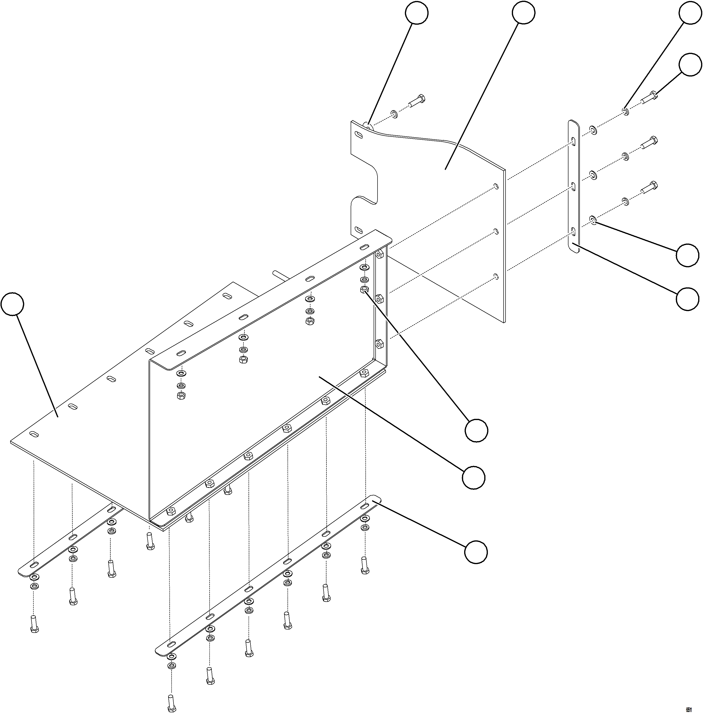 Komatsu parts book diagram for AFE78-D 930E-5 S/N A40027 - A40028 BMA GOONYELLA: CONTROL CABINET MUD FLAPS
