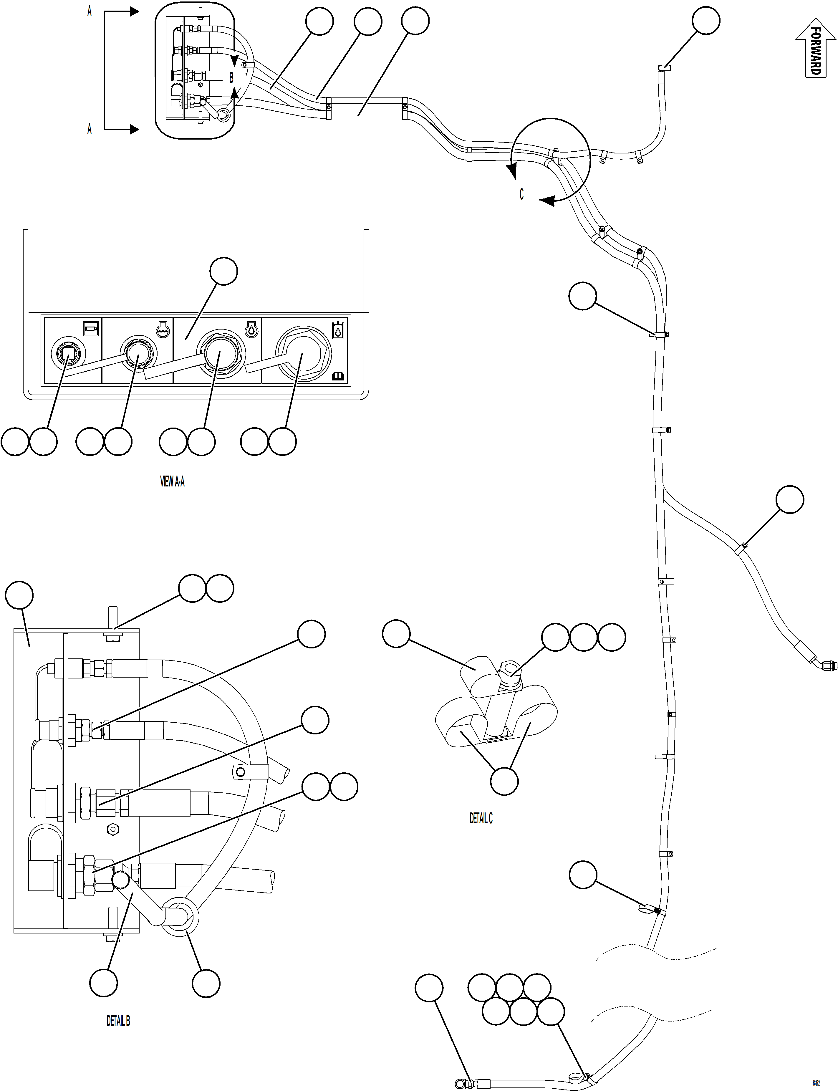 Komatsu parts book diagram for AFE78-D 930E-5 S/N A40027 - A40028 BMA GOONYELLA: SERVICE CENTER - LH