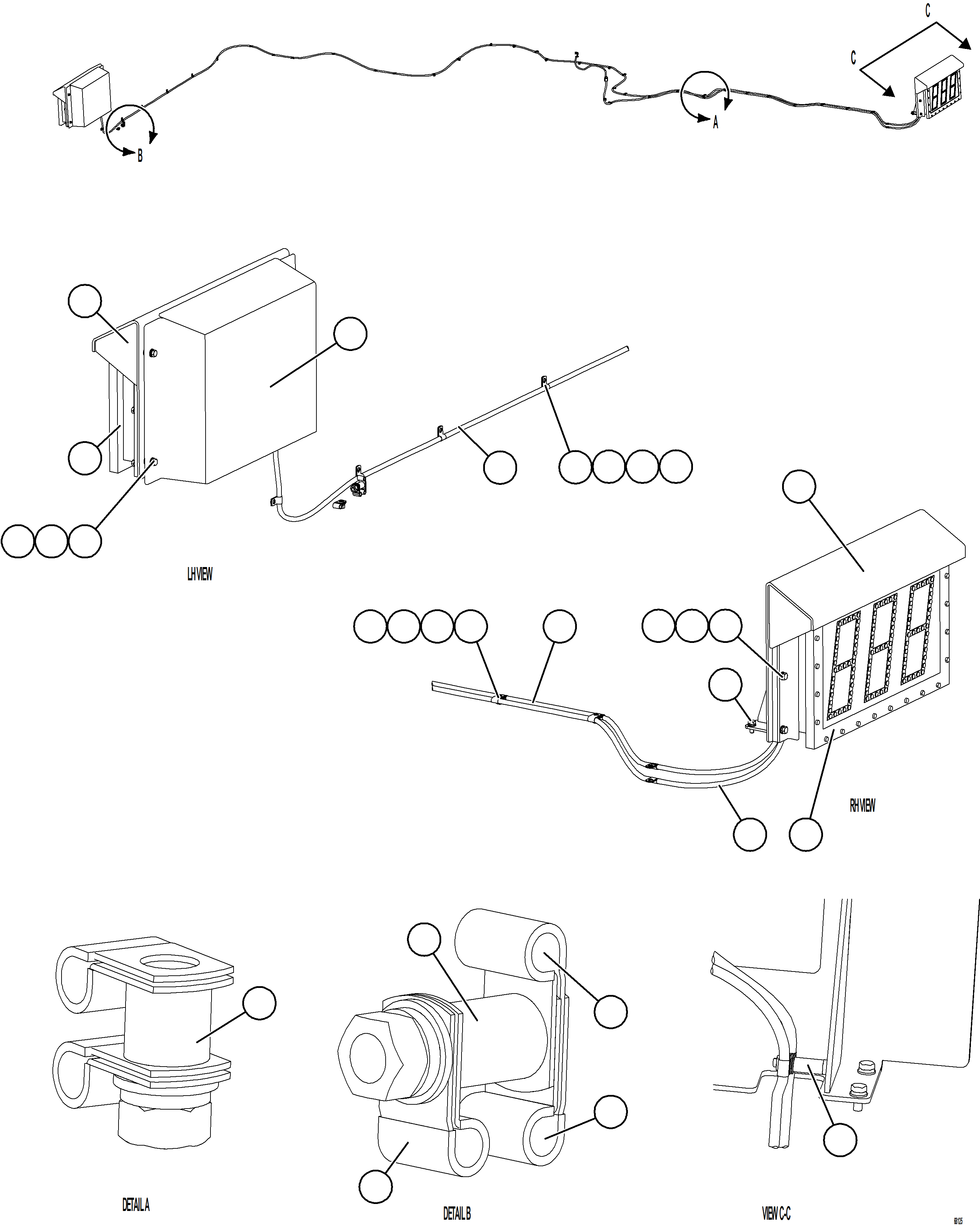 Komatsu parts book diagram for AFE78-D 930E-5 S/N A40027 - A40028 BMA GOONYELLA: PLM SCOREBOARD