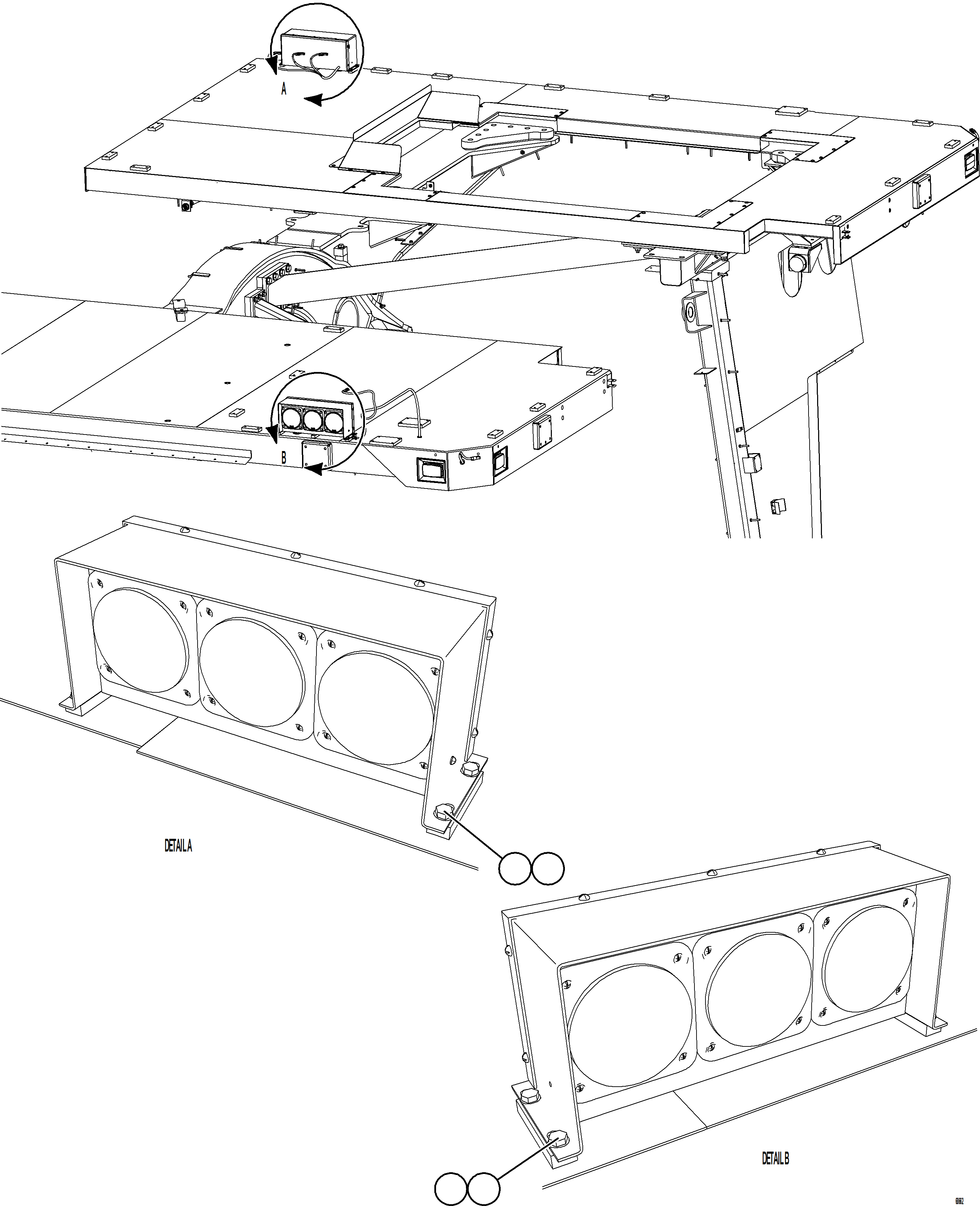 Komatsu parts book diagram for AFE78-E 930E-5 S/N A40022, A40024 - A40025  TECK: PAYLOAD METER INDICATOR LIGHTS