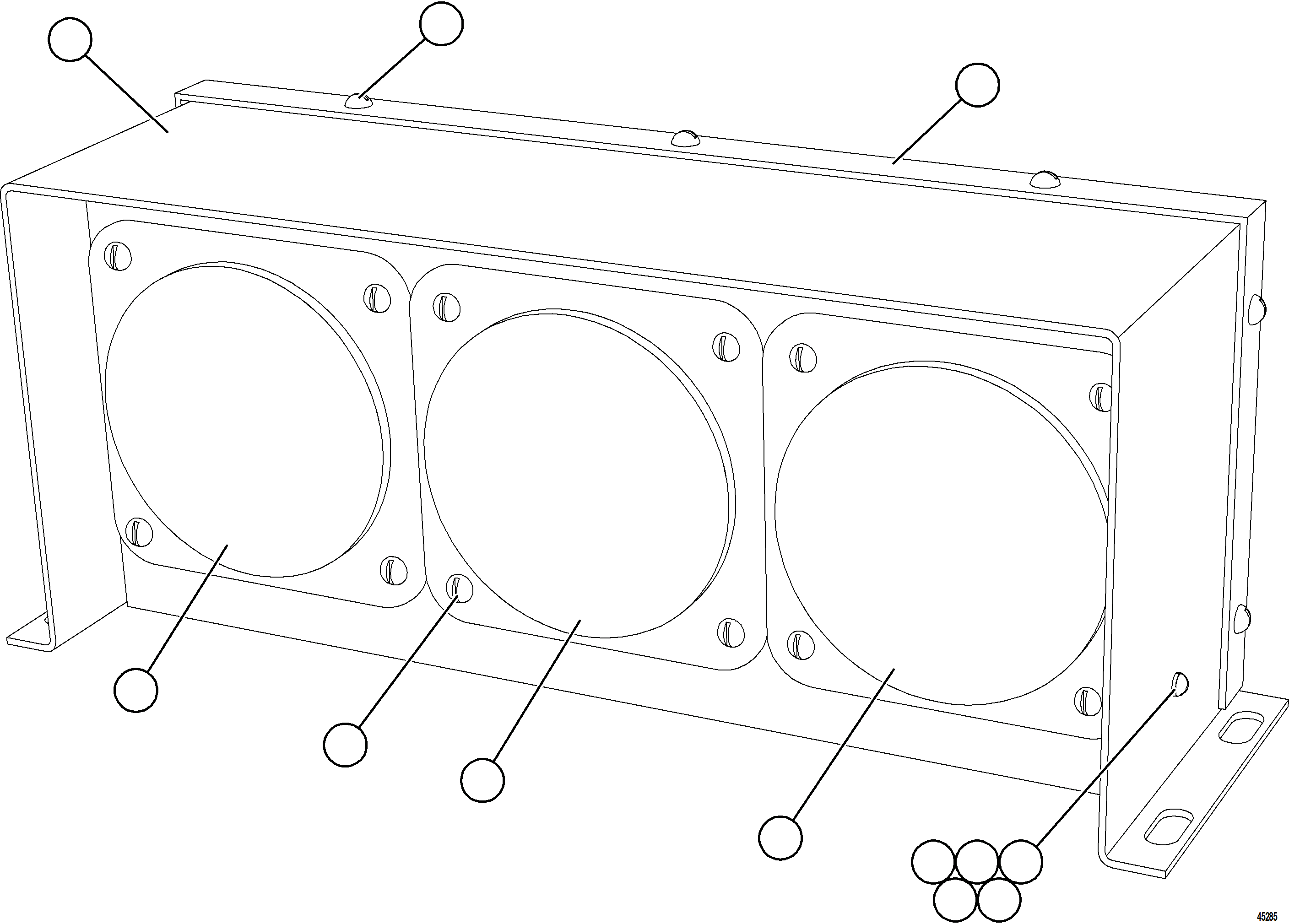Komatsu parts book diagram for AFE78-E 930E-5 S/N A40022, A40024 - A40025  TECK: PLM LIGHT ASSEMBLY