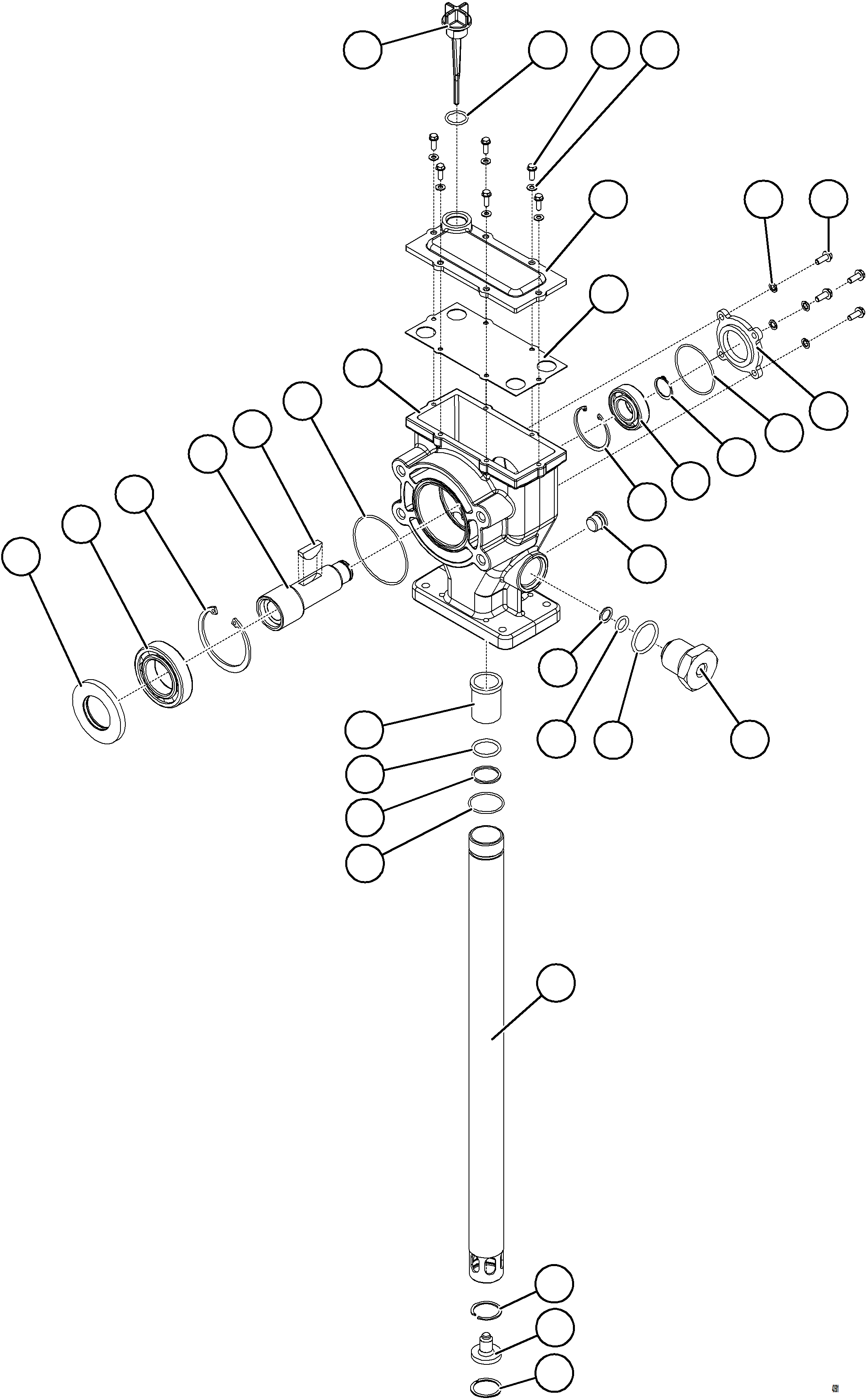 Komatsu parts book diagram for AFE78-E 930E-5 S/N A40022, A40024 - A40025  TECK: LUBE PUMP ASSEMBLY    58F-98-40240    1/3