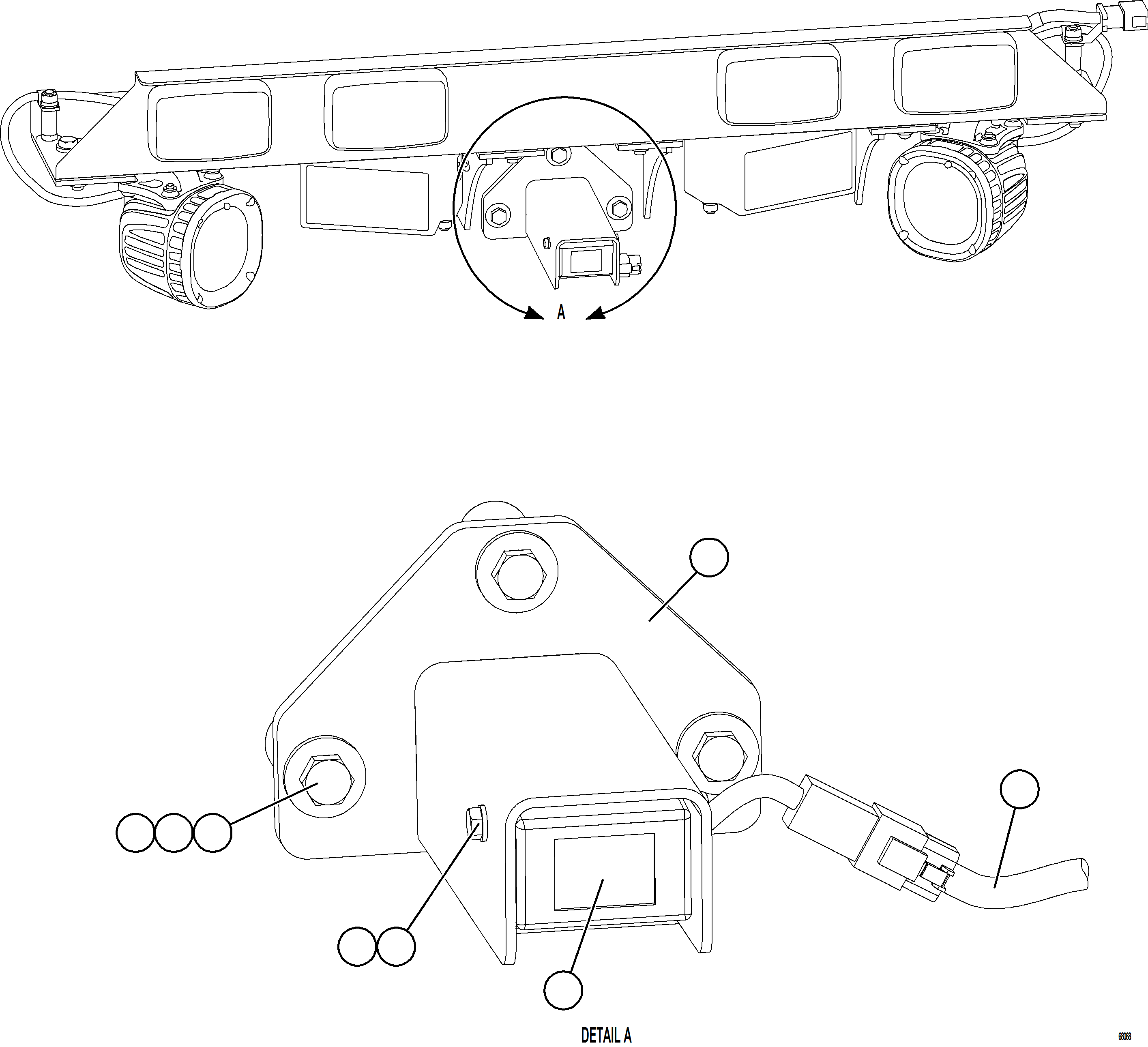 Komatsu parts book diagram for AFE78-E 930E-5 S/N A40022, A40024 - A40025  TECK: KOMVISION CAMERA INSTALLATION - REAR