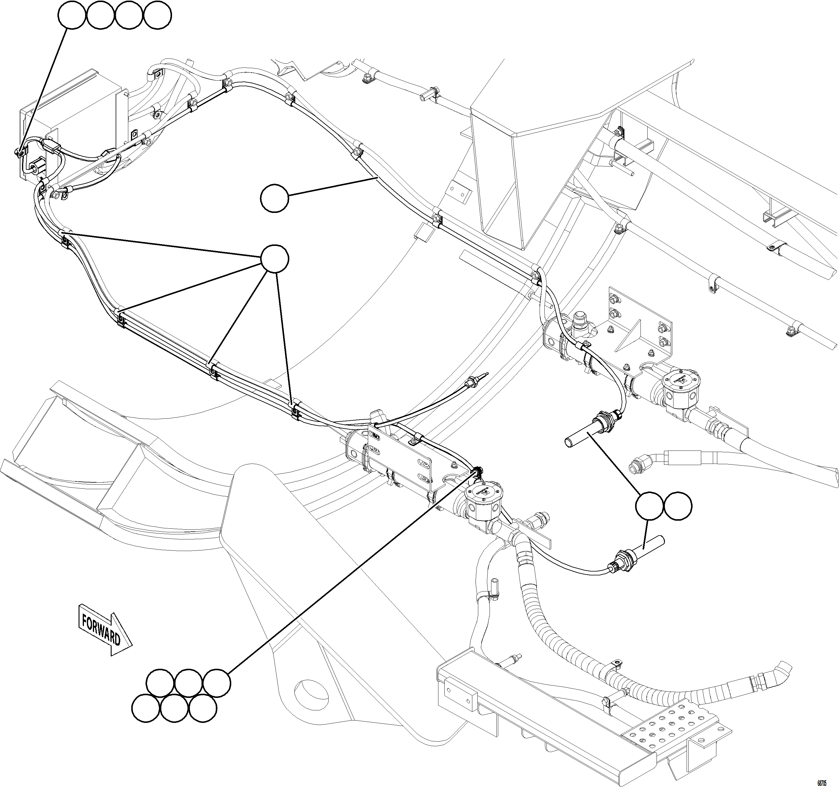 Komatsu parts book diagram for AFE78-E 930E-5 S/N A40022, A40024 - A40025  TECK: HOTSTART - ENGINE OIL