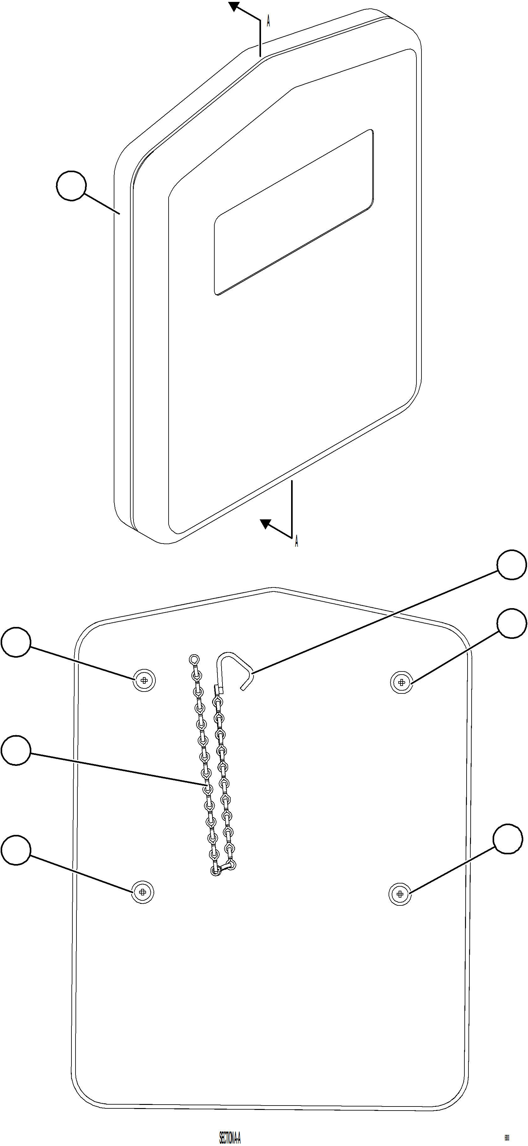 Komatsu parts book diagram for AFE78-H 930E-5 S/N A40038 - A40041, A40044 - A40045, A40048 - A40049, A40053  SOUTHFLANK: MANUAL HOLDER
