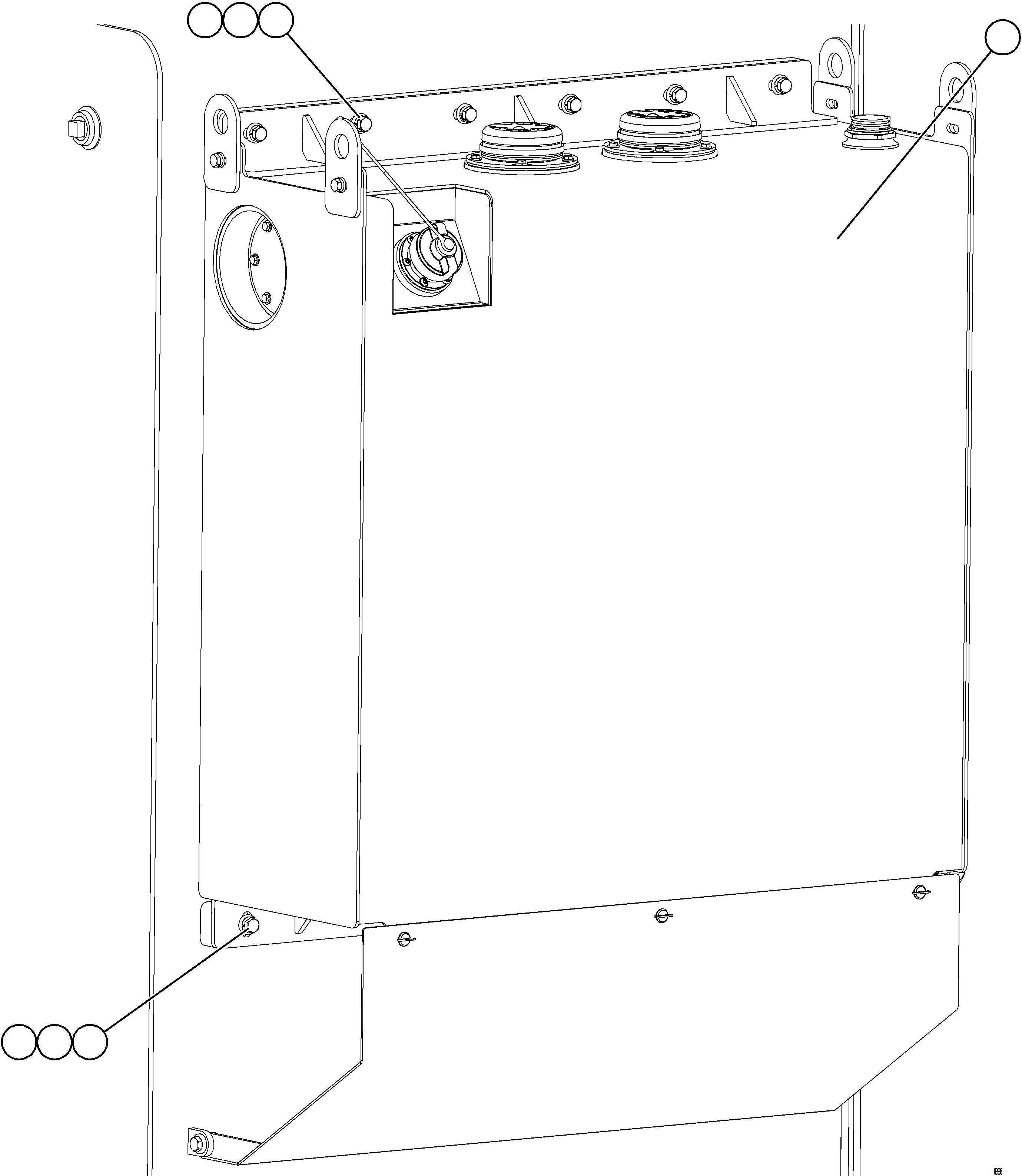 Komatsu parts book diagram for AFE78-S 930E-5 S/N A40078 - A40079  BOLIDEN: DEF TANK INSTALLATION