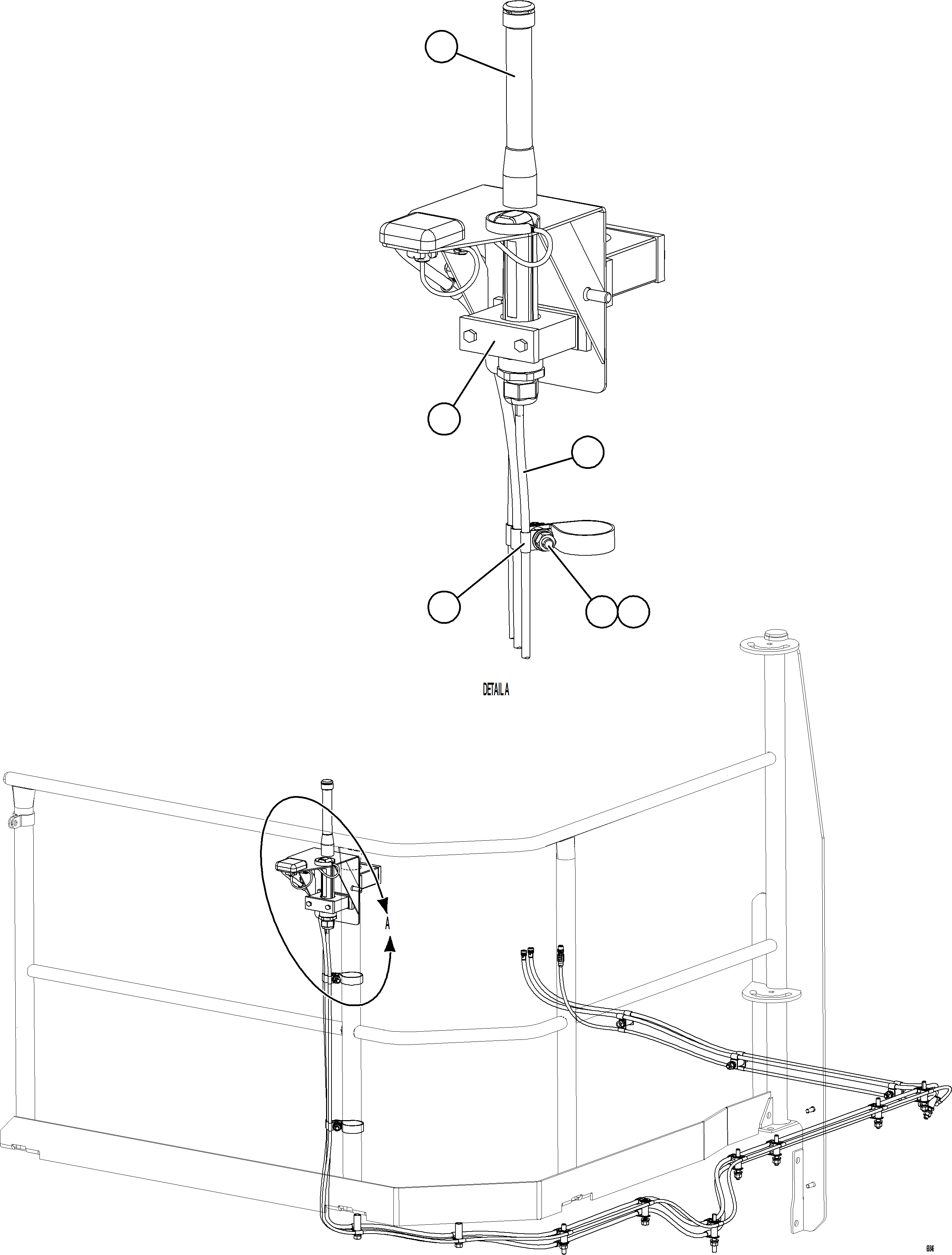 Komatsu parts book diagram for AFE78-S 930E-5 S/N A40078 - A40079  BOLIDEN: KWB WIRELESS RADIO & ANTENNA INSTALLATION