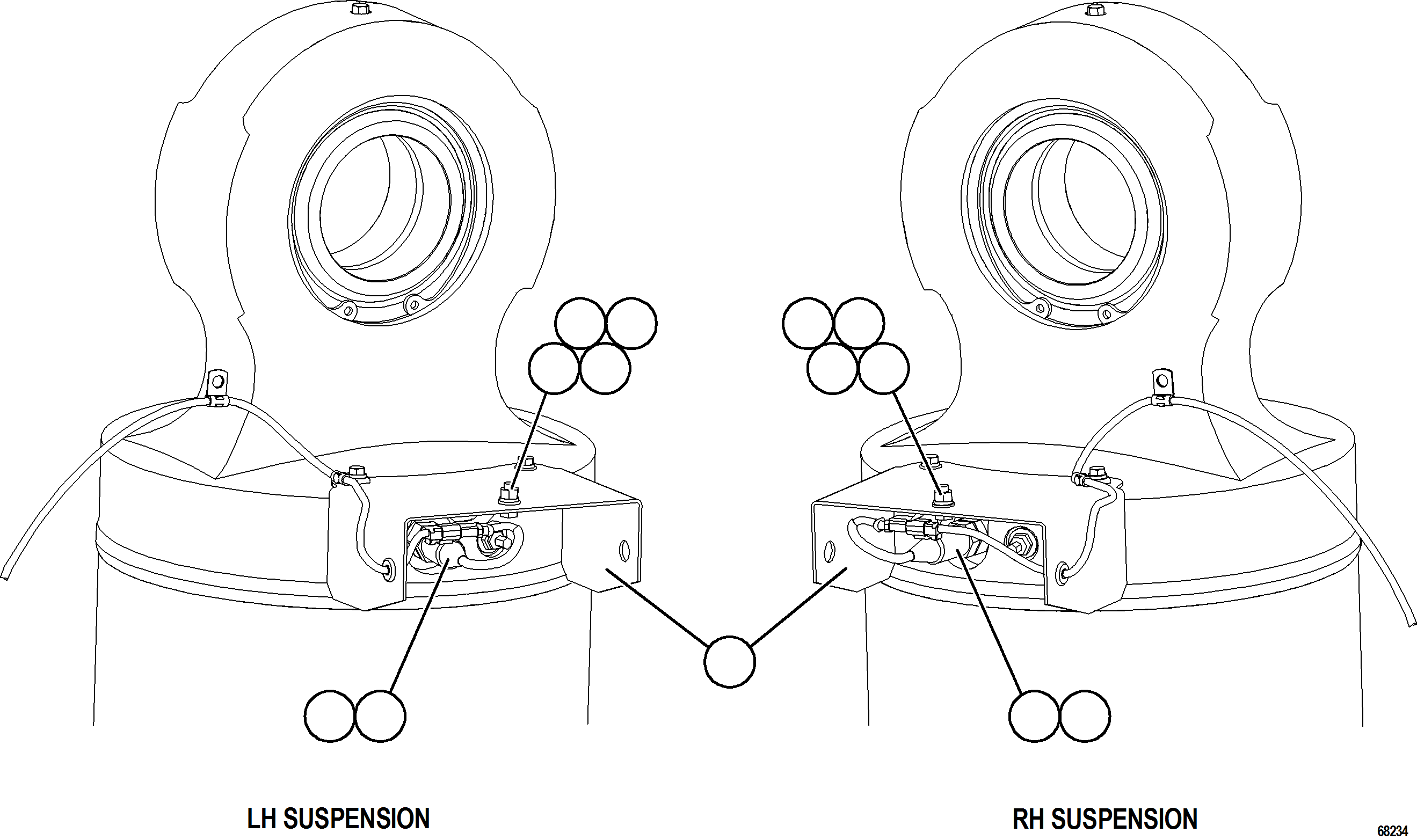 Komatsu parts book diagram for AFE78-X 930E-5 S/N A40089  IOCC: PLM PRESSURE SENSOR - REAR SUSPENSIONS    1/2