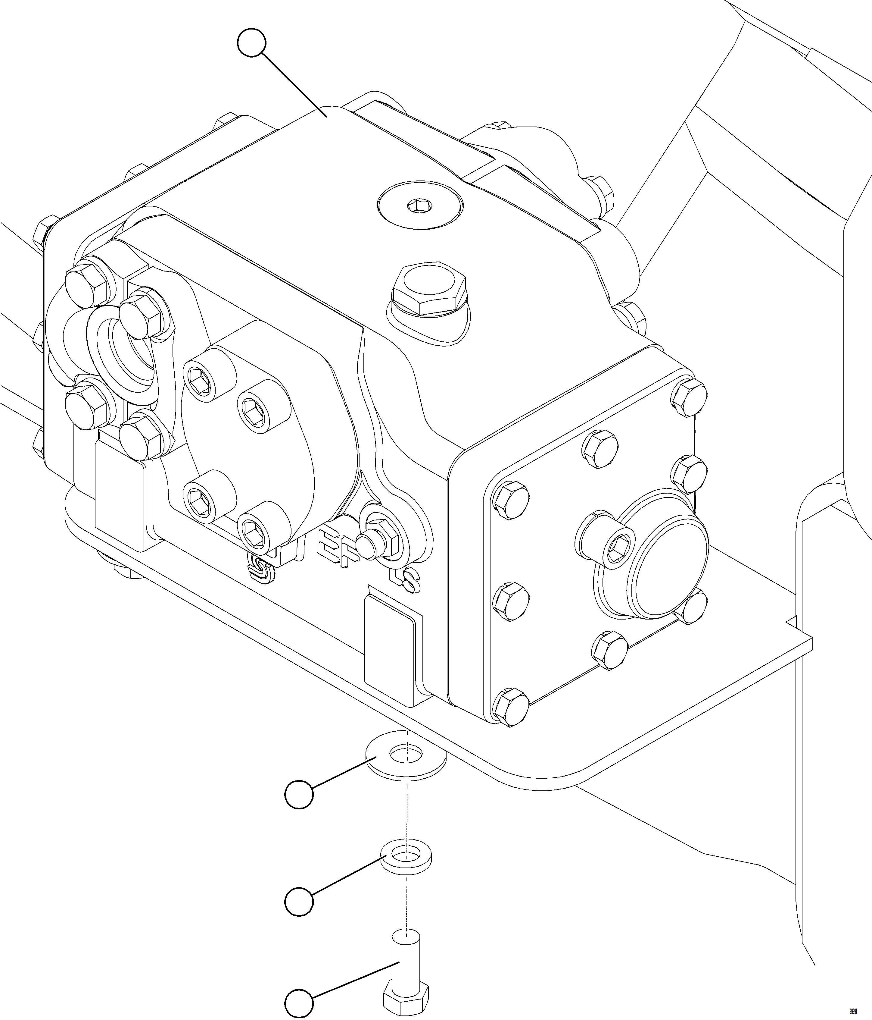 Komatsu parts book diagram for AFE78-X 930E-5 S/N A40089  IOCC: FLOW AMPLIFIER INSTALLATION