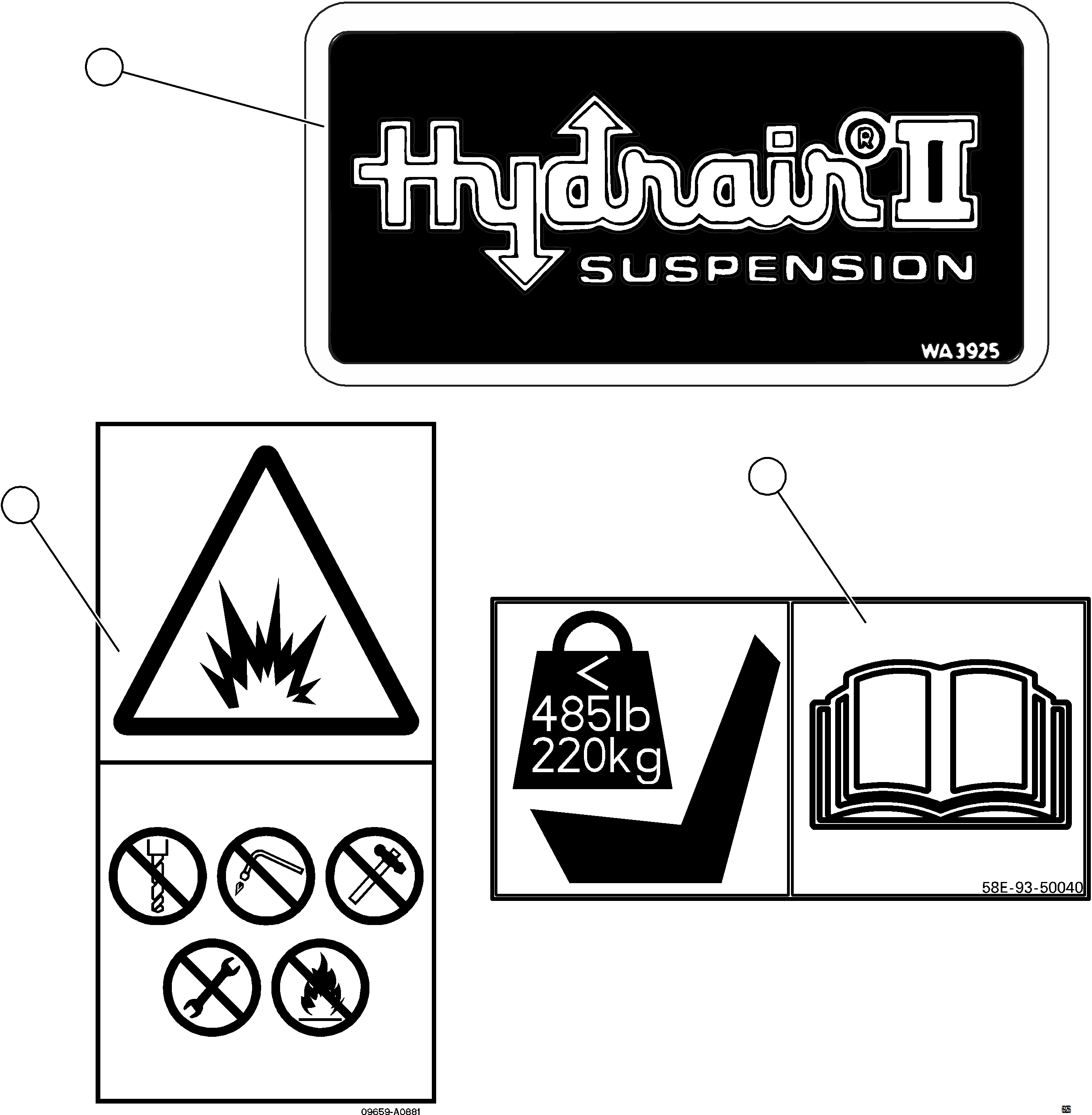Komatsu parts book diagram for AFE78-X 930E-5 S/N A40089  IOCC: SAFETY LABELS    5/6