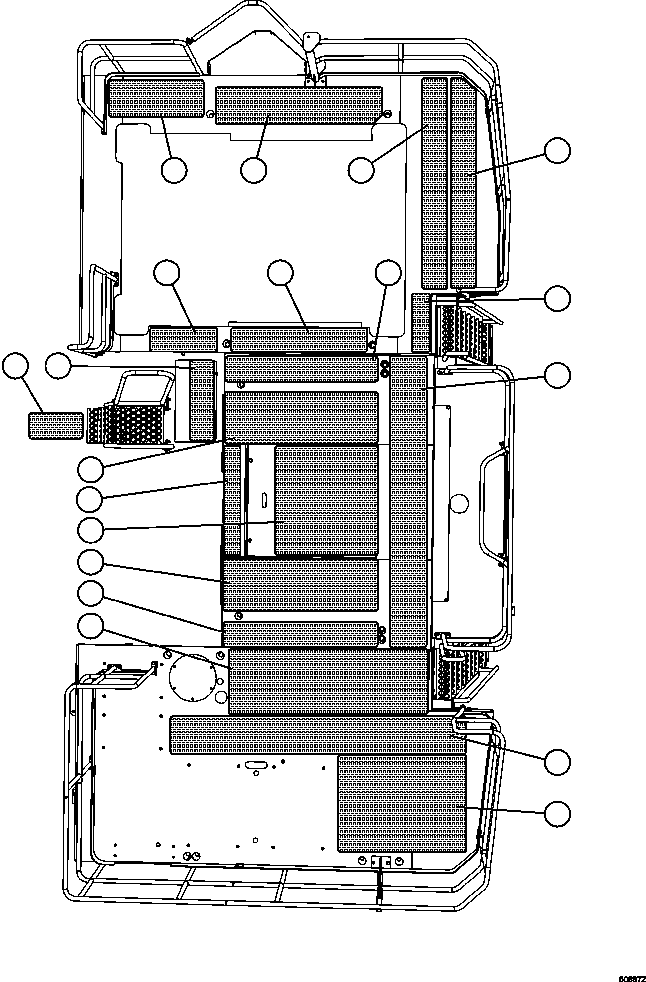 Dump Trucks Komatsu / HD1500-7 S/N A30001 - A30108   KOMATSU (AFP54-A) (BEPB055003)(AFP54-A) / ANTI-SLIP DECK STRIPS(018 : 50887)