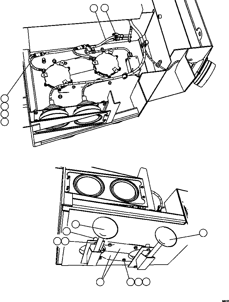 Dump Trucks Komatsu / HD1500-7 S/N A30001 - A30108   KOMATSU (AFP54-A) (BEPB055003)(AFP54-A) / FRONT HORN INSTALLATION(372 : 50812)