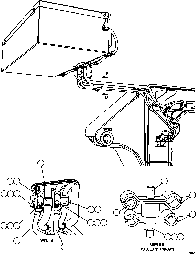 Dump Trucks Komatsu / HD1500-7 S/N A30001 - A30108   KOMATSU (AFP54-A) (BEPB055003)(AFP54-A) / STARTING SYSTEM WIRING  1/7(394 : 50819)