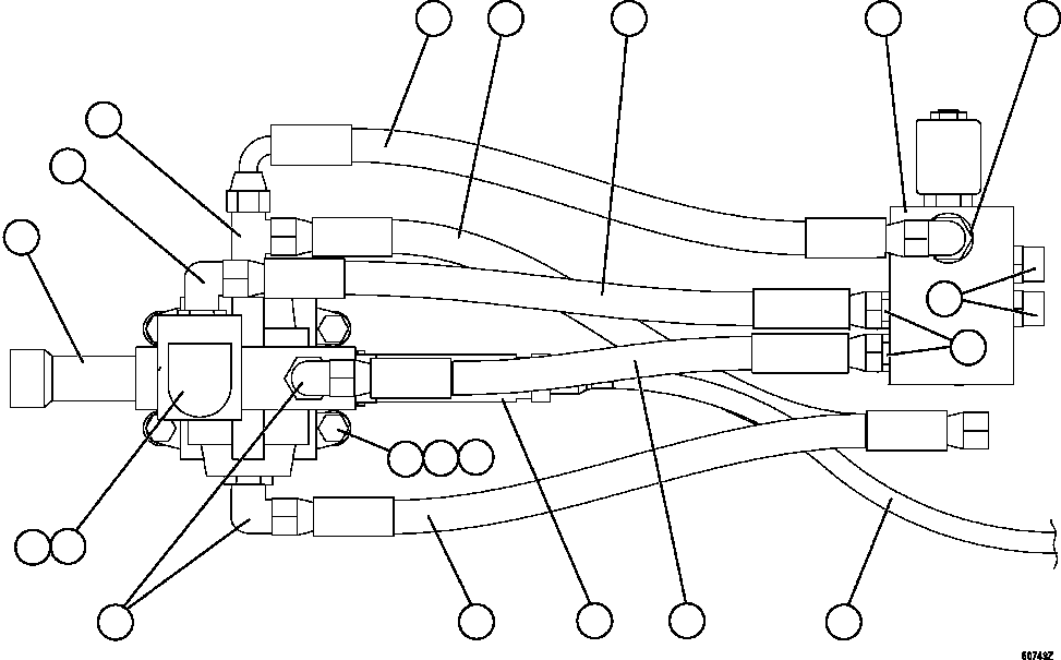 Dump Trucks Komatsu / HD1500-7 S/N A30001 - A30108   KOMATSU (AFP54-A) (BEPB055003)(AFP54-A) / HYDRAULIC CABINET - HOIST PILOT VALVE(566 : 50743)