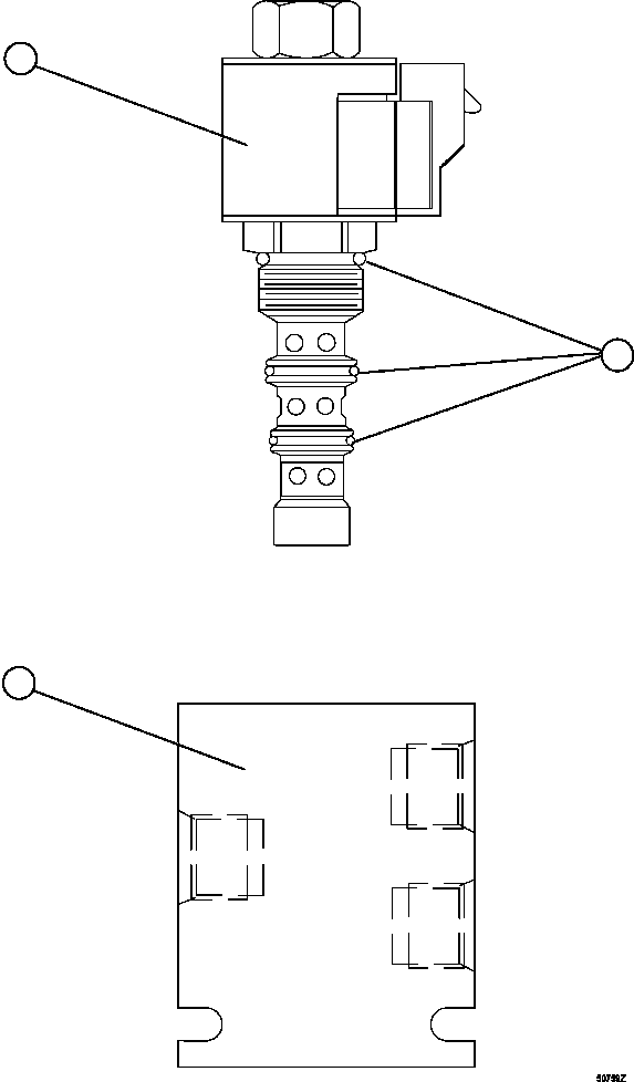 Dump Trucks Komatsu / HD1500-7 S/N A30001 - A30108   KOMATSU (AFP54-A) (BEPB055003)(AFP54-A) / SOLENOID VALVE (PC2265)(586 : 50759)