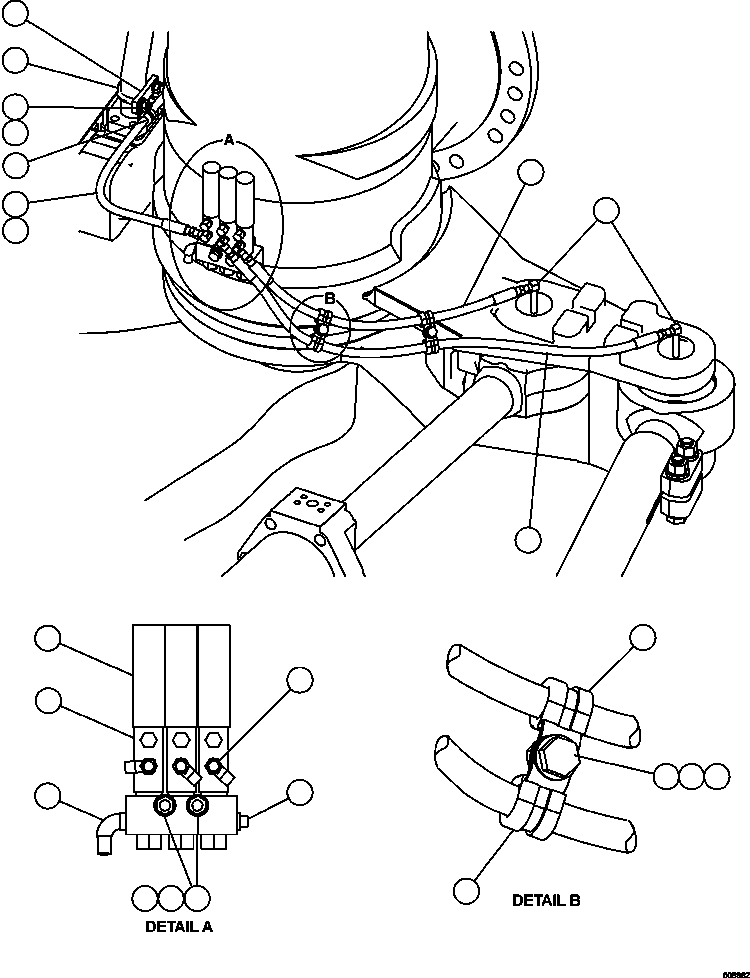 Dump Trucks Komatsu / HD1500-7 S/N A30001 - A30108   KOMATSU (AFP54-A) (BEPB055003)(AFP54-A) / AUTO LUBE SYSTEM - FRONT SUSPENSION(620 : 50888)