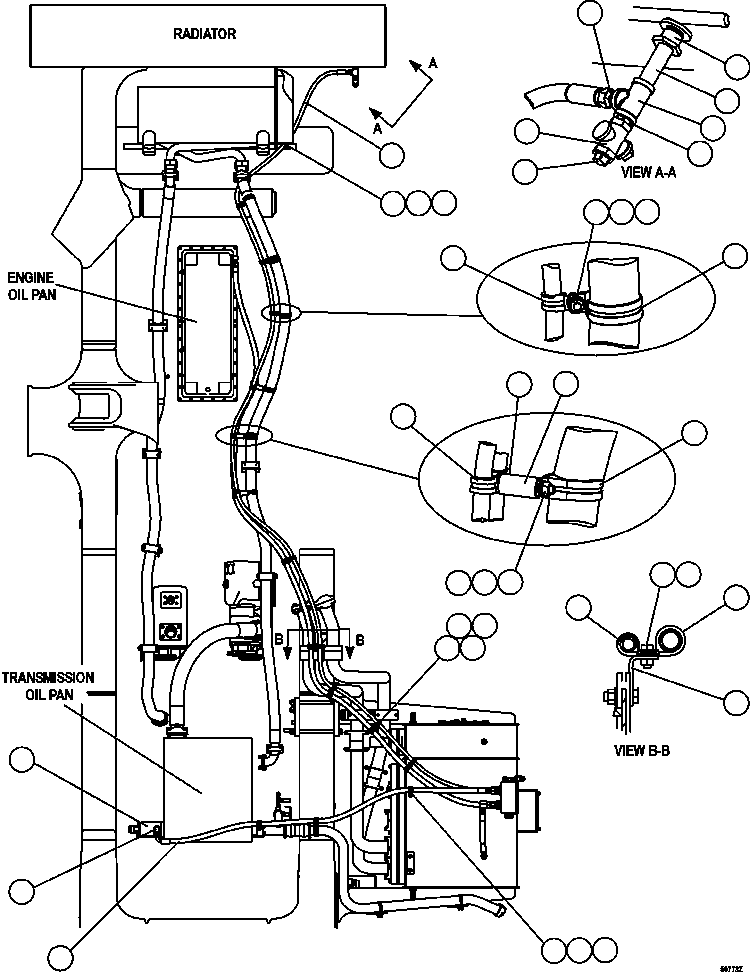 Dump Trucks Komatsu / HD1500-7 S/N A30001 - A30108   KOMATSU (AFP54-A) (BEPB055003)(AFP54-A) / LH SERVICE CENTER  1/2(634 : 50773)