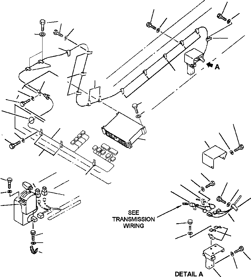 Komatsu parts book diagram for 330M S/N A10190-A10195 (DH637) (SA12V140Z-1): TRANSMISSION CONTROL SYSTEM