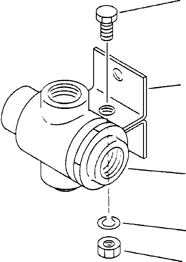 Komatsu parts book diagram for 330M S/N A10190-A10195 (DH637) (SA12V140Z-1): DOUBLE CHECK VALVE (569-35-61120)