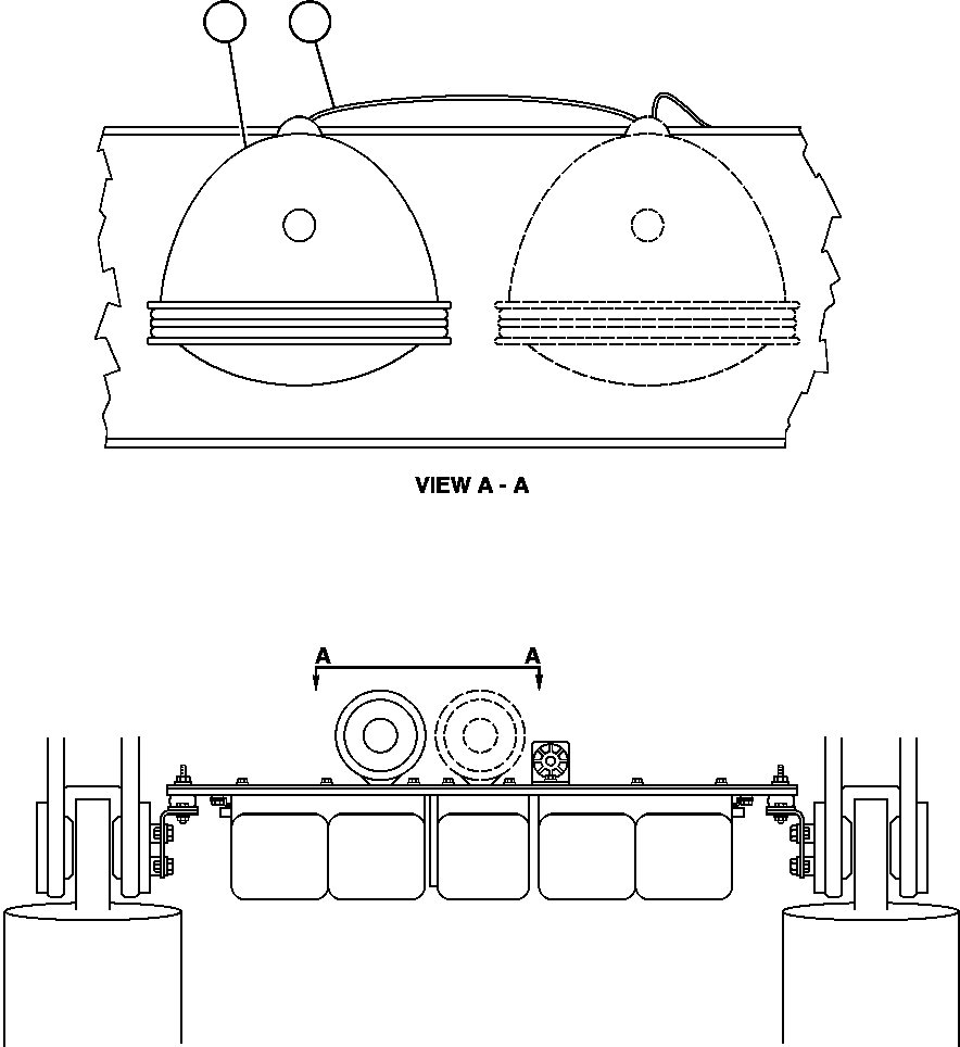 Komatsu parts book diagram for 330M S/N A10190-A10195 (DH637) (SA12V140Z-1): ADDITIONAL BACK-UP LT INSTL (EC8908)
