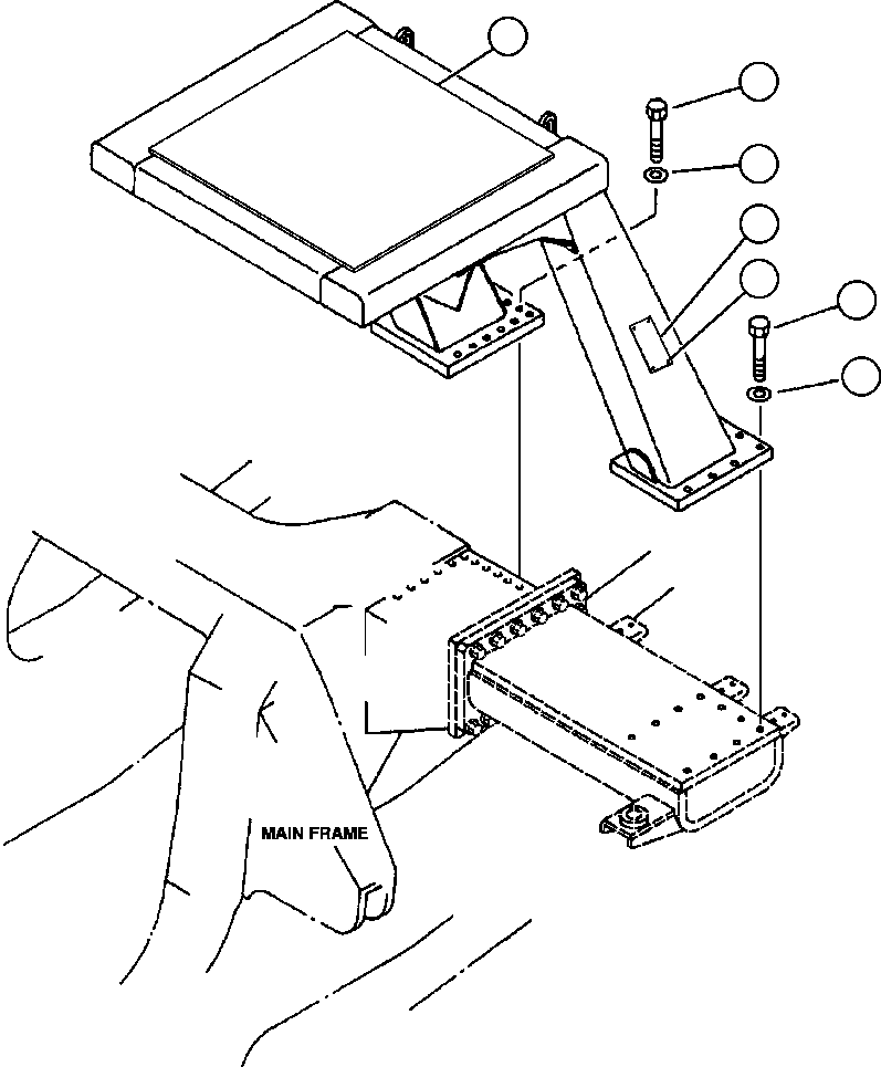 Komatsu parts book diagram for 330M S/N A10190-A10195 (DH637) (SA12V140Z-1): ROPS/FOPS INSTALLATION (EG1479)