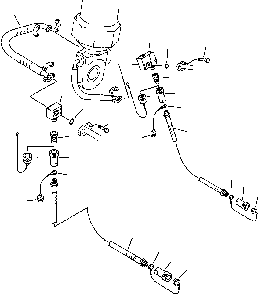 Komatsu parts book diagram for 330M S/N A10190-A10195 (DH637) (SA12V140Z-1): BUDDY SYSTEM INSTALLATION