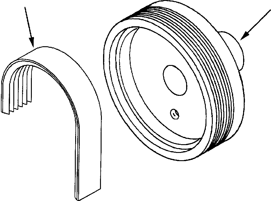 Komatsu parts book diagram for 330M S/N A10190-A10195 (DH637) (SA12V140Z-1): ALTERNATOR DRIVE PULLEY