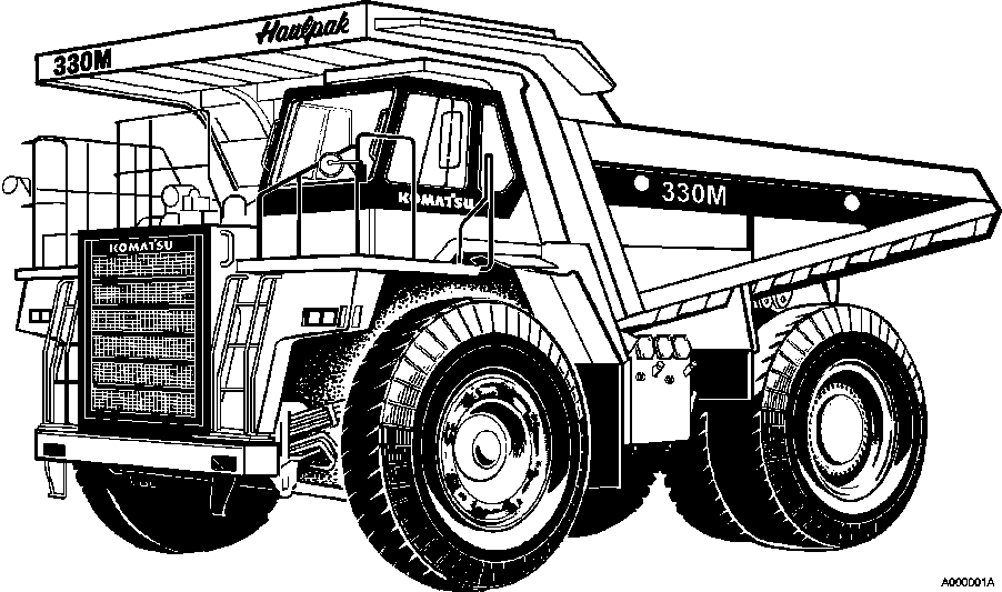 Dump Trucks Komatsu / 330M S/N A10212-UP (DH643) (SA12V140Z-1)(BFP42-3)