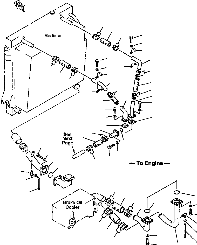Dump Trucks Komatsu / 330M S/N A10212-UP (DH643) (SA12V140Z-1)(BFP42-3) / RADIATOR, RESERVE TANK & OIL COOLER PPG(030 : 16186)