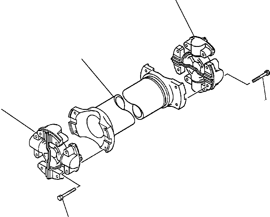 Dump Trucks Komatsu / 330M S/N A10212-UP (DH643) (SA12V140Z-1)(BFP42-3) / DRIVE SHAFT ASSEMBLY (561-20-61000)(044 : 16010)