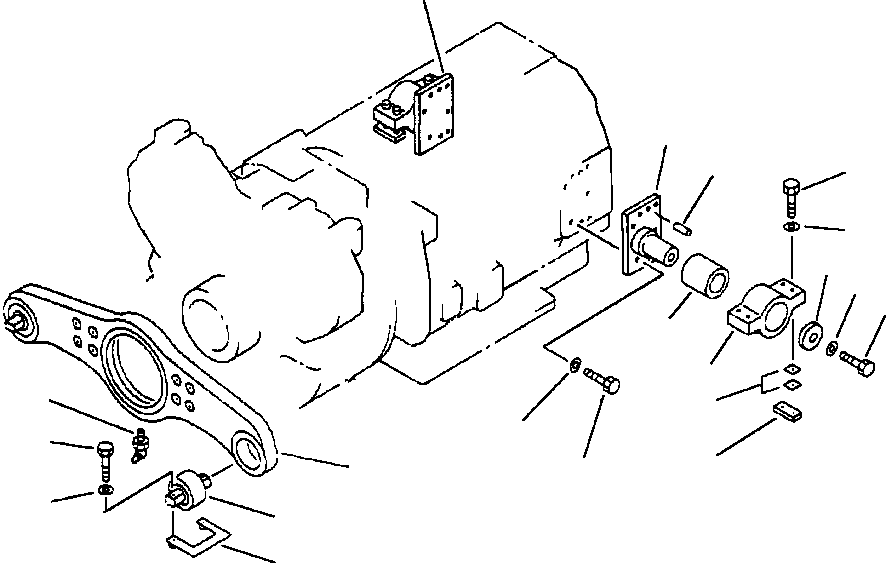 Dump Trucks Komatsu / 330M S/N A10212-UP (DH643) (SA12V140Z-1)(BFP42-3) / TRANSMISSION MOUNTING INSTALLATION(054 : 15570)