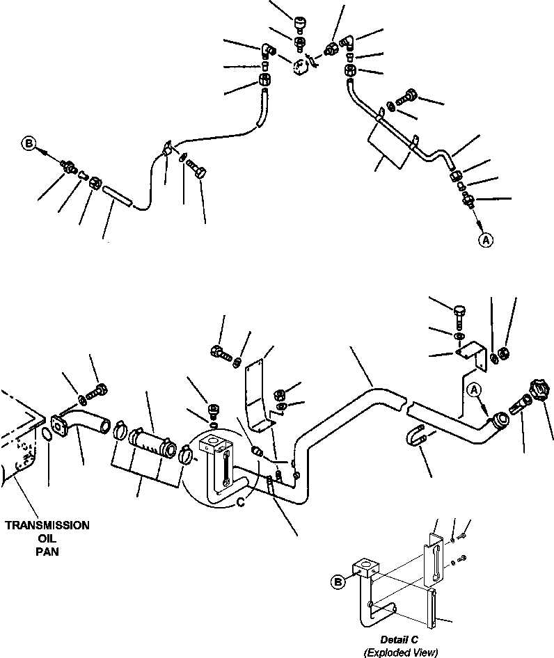 Dump Trucks Komatsu / 330M S/N A10212-UP (DH643) (SA12V140Z-1)(BFP42-3) / TRANSMISSION PIPING - 3(066 : 16192)