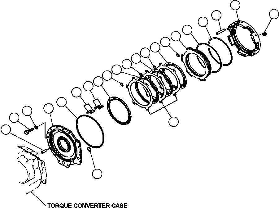Dump Trucks Komatsu / 330M S/N A10212-UP (DH643) (SA12V140Z-1)(BFP42-3) / TRANSMISSION - HIGH CLUTCH (561-15-51050)(088 : 16285)