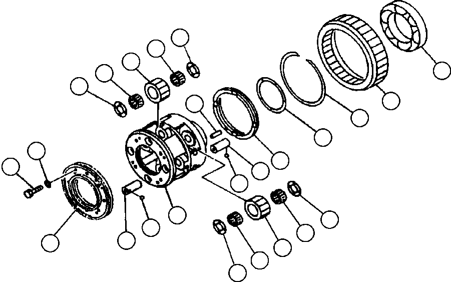 Dump Trucks Komatsu / 330M S/N A10212-UP (DH643) (SA12V140Z-1)(BFP42-3) / TRANSMISSION - CARRIER (1 OF 3) (561-15-51050)(094 : 16289)
