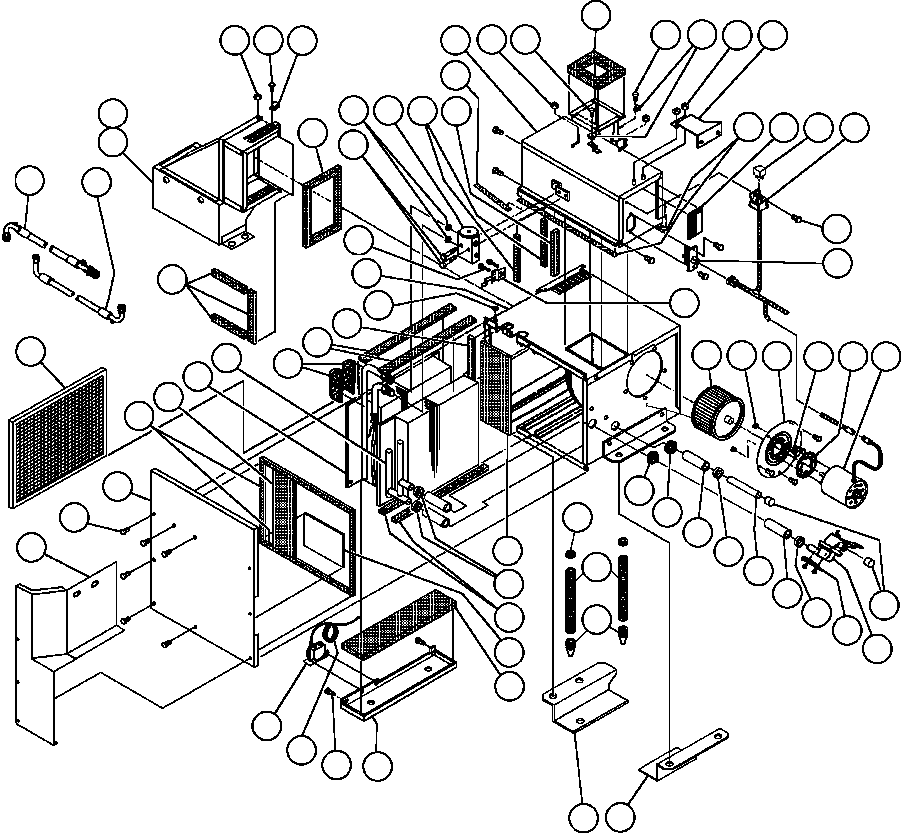 Dump Trucks Komatsu / 330M S/N A10212-UP (DH643) (SA12V140Z-1)(BFP42-3) / HEATER/AIR CONDITIONER ASSM (PC0645)(282 : 16303)
