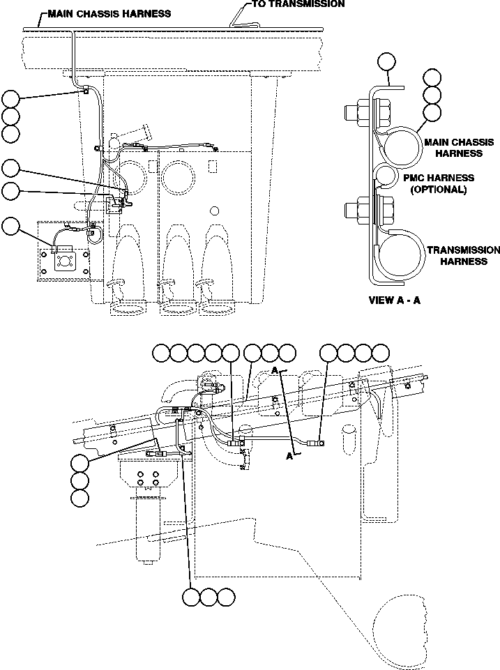 Dump Trucks Komatsu / 330M S/N A10212-UP (DH643) (SA12V140Z-1)(BFP42-3) / WIRING INSTALLATION - HYDRAULIC TANK(328 : 16226)