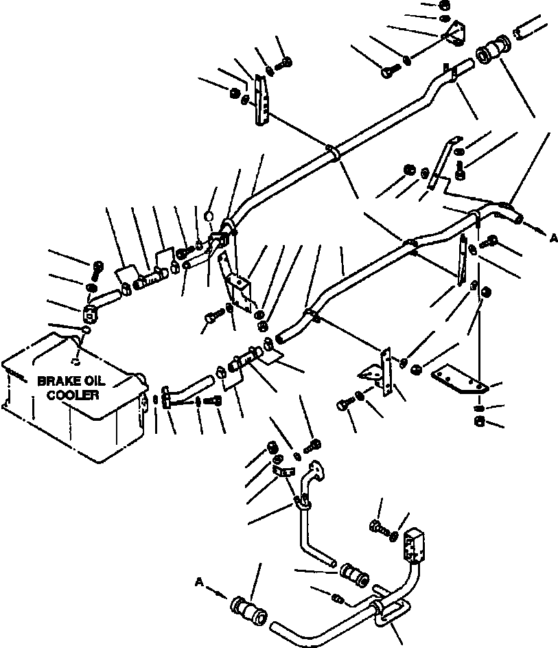 Dump Trucks Komatsu / 330M S/N A10212-UP (DH643) (SA12V140Z-1)(BFP42-3) / BRAKE COOLING PIPING - 3(370 : 16280)