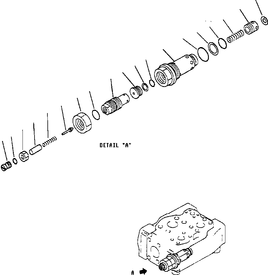 Dump Trucks Komatsu / 330M S/N A10212-UP (DH643) (SA12V140Z-1)(BFP42-3) / RELIEF VALVE ASSEMBLY (709-10-53300)(388 : 15647)