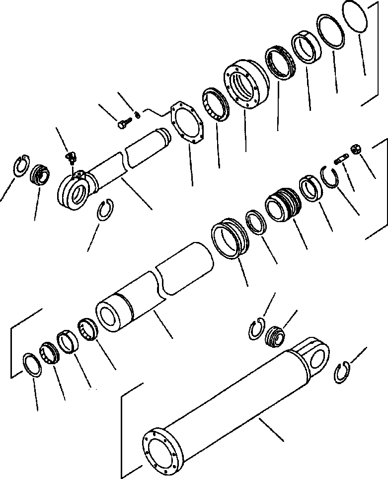 Dump Trucks Komatsu / 330M S/N A10212-UP (DH643) (SA12V140Z-1)(BFP42-3) / HOIST CYLINDER (561-63-62102)(396 : 15659)