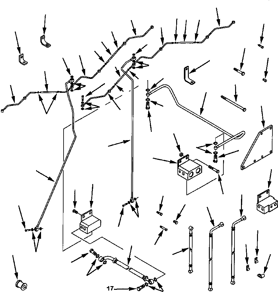 Dump Trucks Komatsu / 330M S/N A10212-UP (DH643) (SA12V140Z-1)(BFP42-3) / FUEL PLUMBING(E4-002 : E4AC12V.001)