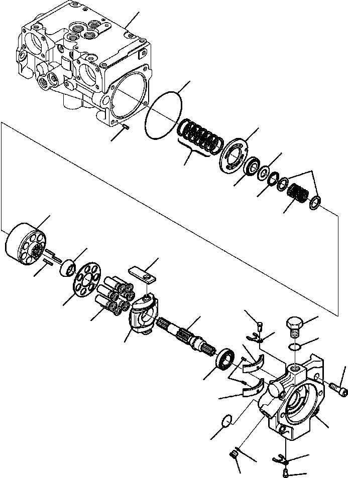 Skid Steer Loaders Komatsu / CK30-1 S/N A30001-UP(CK301) / H0660-6108 HYDRAULIC PUMP STANDARD (5/13)(H-013 : H0660-6108)
