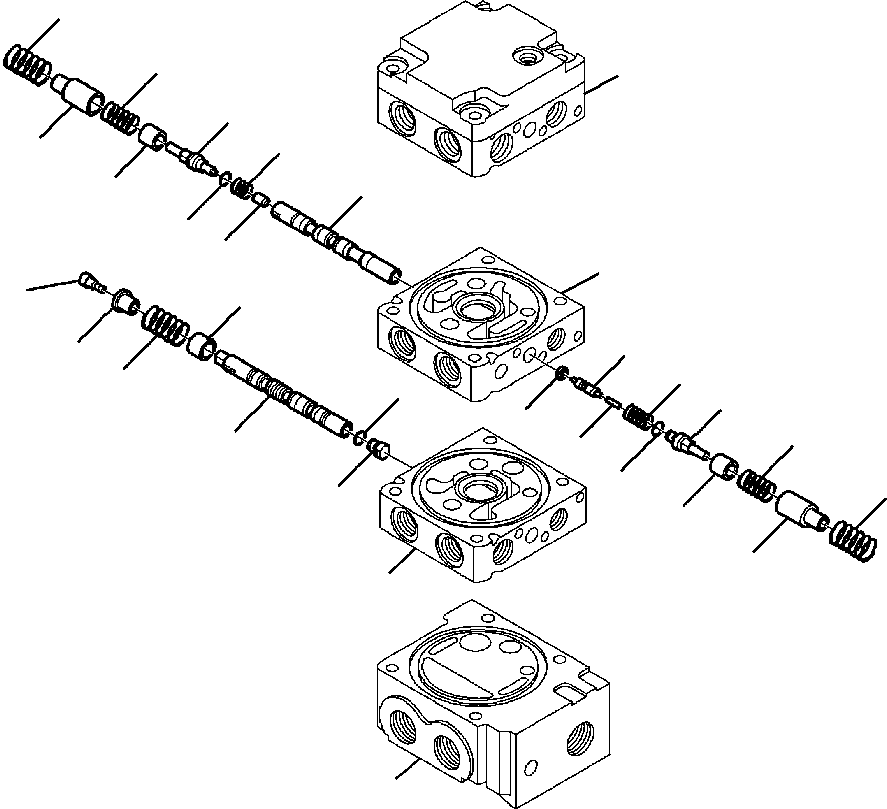 Skid Steer Loaders Komatsu / CK30-1 S/N A30001-UP(CK301) / H0870-6202 CONTROL VALVE STANDARD (2/11)(H-065 : H0870-6202)