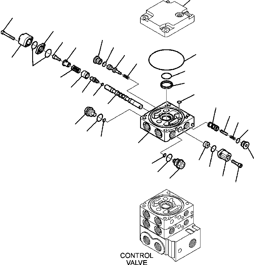 Skid Steer Loaders Komatsu / CK30-1 S/N A30001-UP(CK301) / H0960-6220 CONTROL VALVE STANDARD (11/11)(H-083 : H0960-6220)