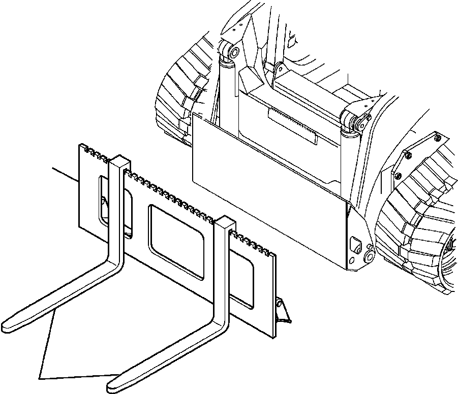 Skid Steer Loaders Komatsu / CK30-1 S/N A30001-UP(CK301) / T1750-7200 FORK(T-015 : T1750-7200)